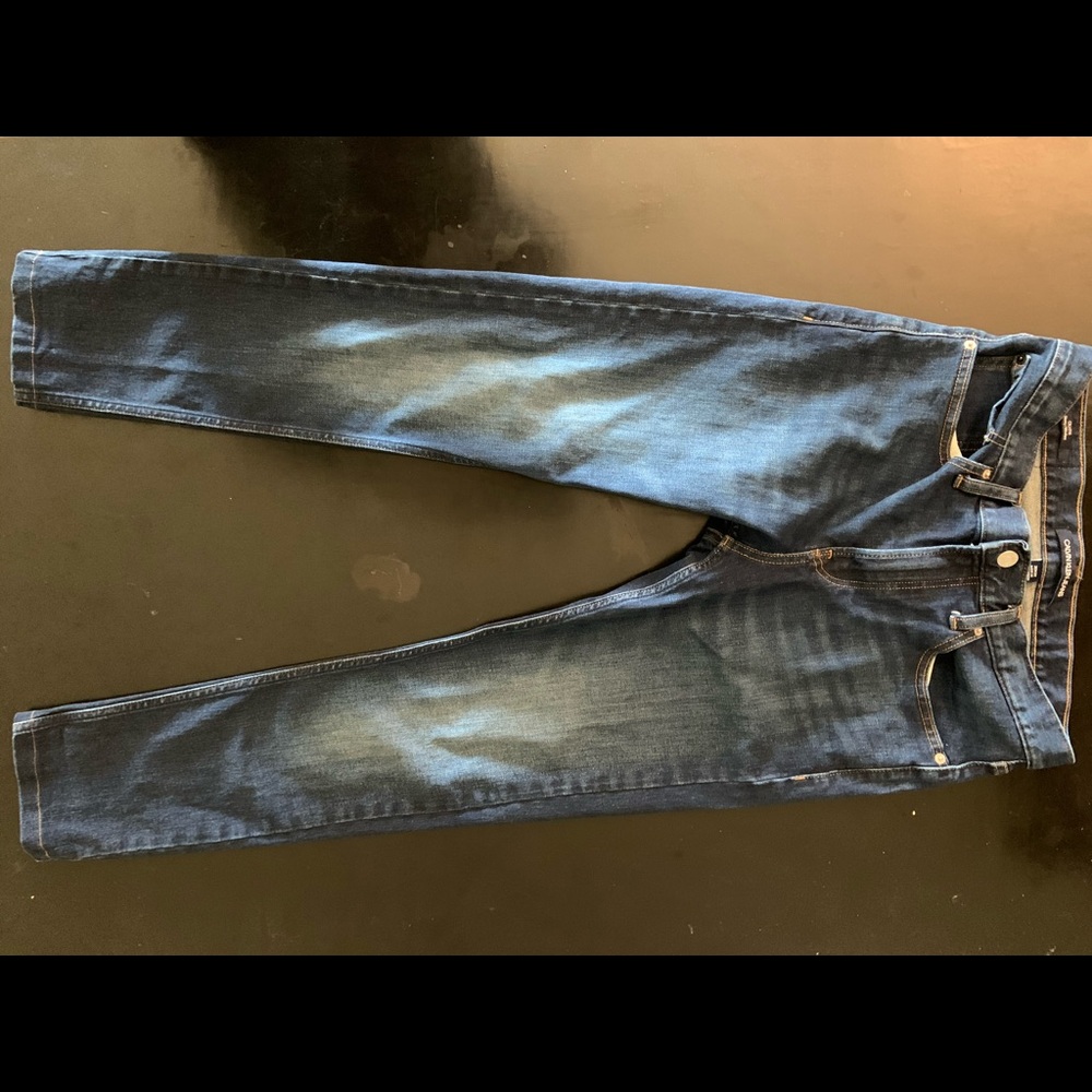 Calvin Klein skinny jeans.